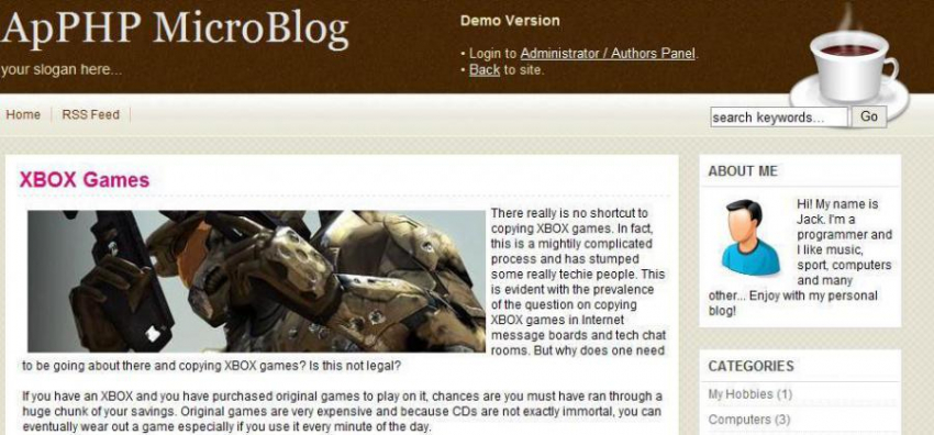 PHP Multi-Author Blog Script