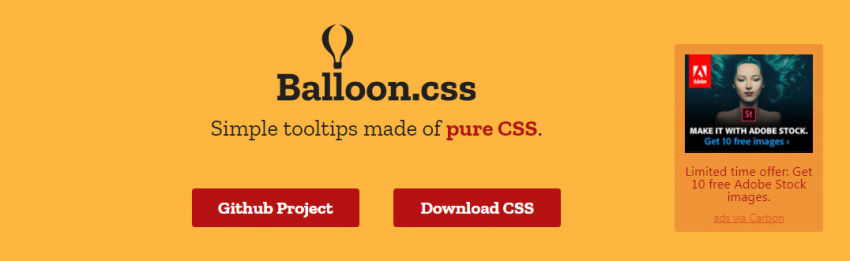 Balloon.css