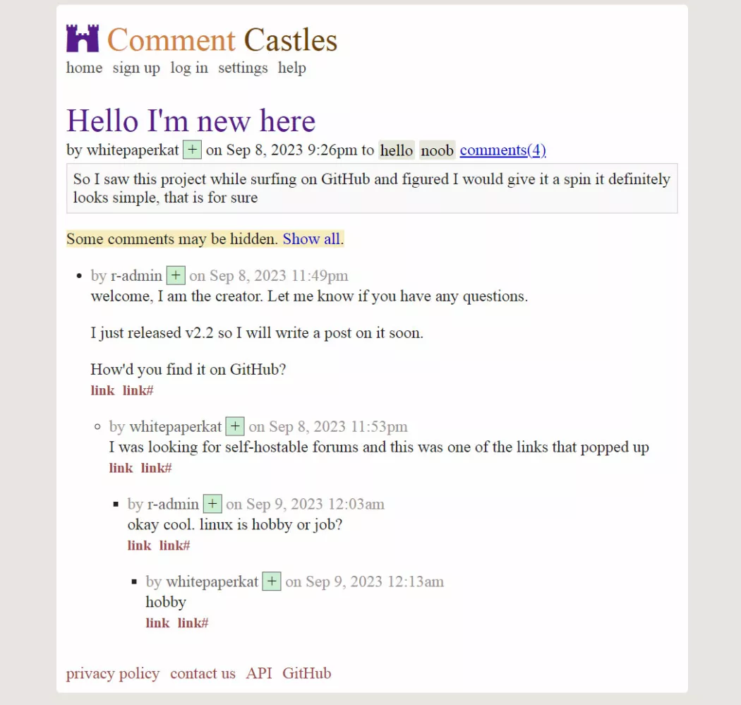 Comment Castles форум
