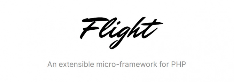 Flight — микрофреймворк для PHP