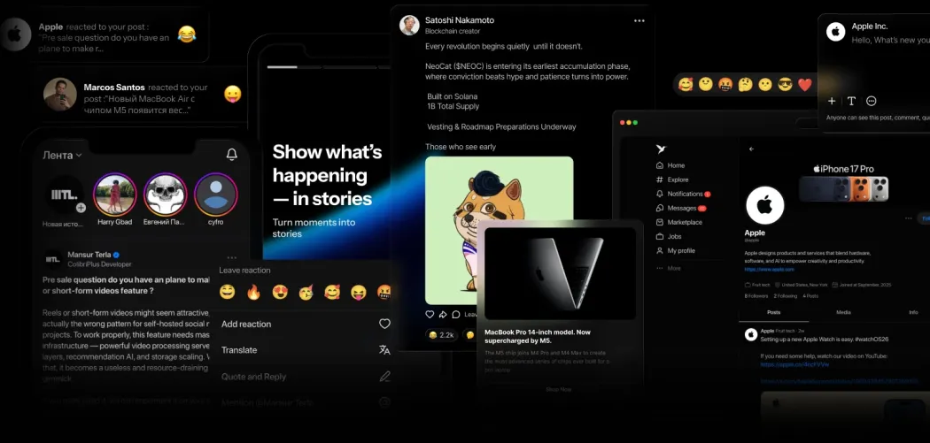 Продаю ColibriPlus — готовое веб-приложение социальной сети
